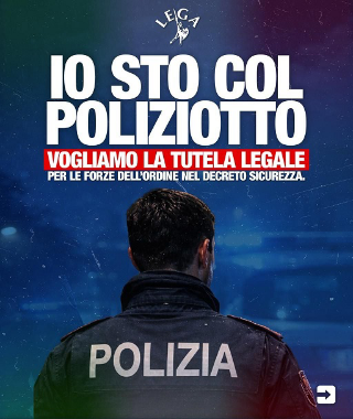 “Io sto col poliziotto”: la Lega in piazza nelle Marche per sicurezza e tutela delle forze dell’ordine